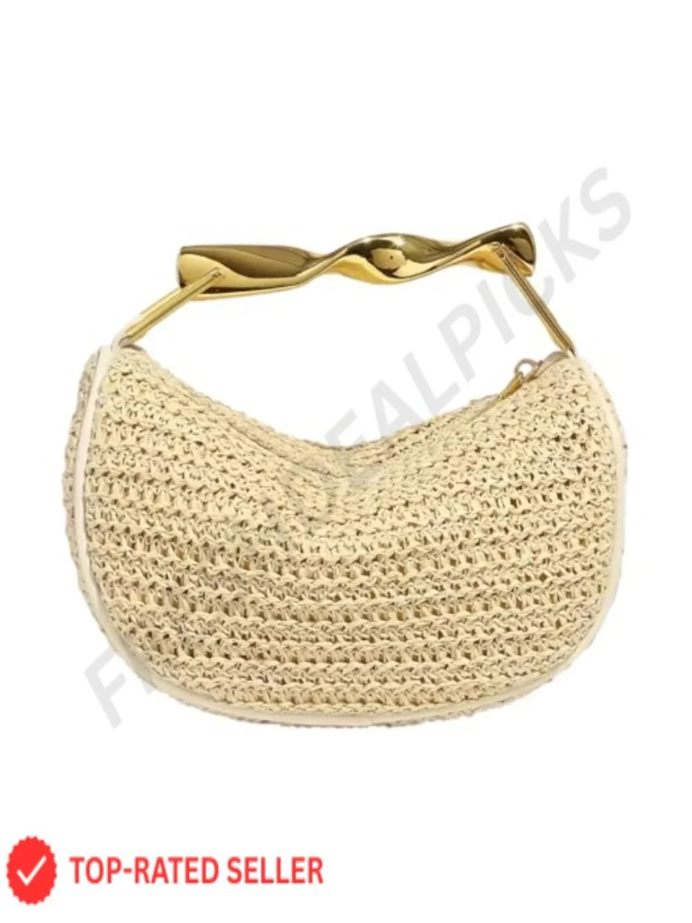 Handwoven Straw Clutch Purse Women Evening Mini Crossbody Shoulder Bag